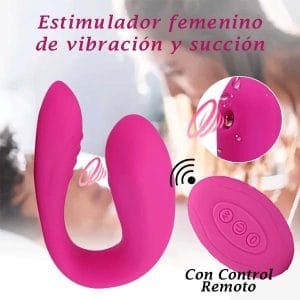 Estimulador femenino de vibración y succión con control remoto